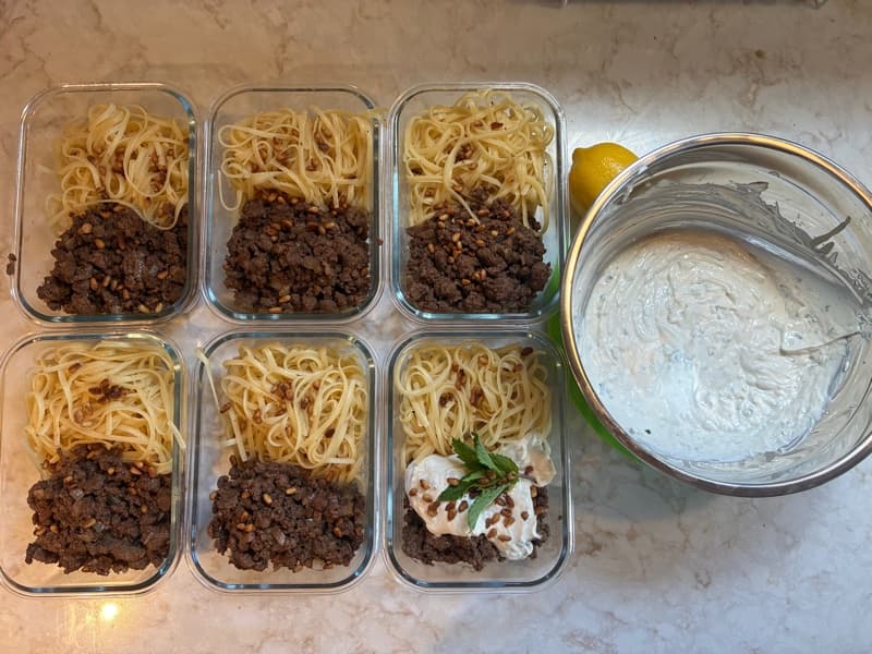 Levantine Spiced Beef & Creamy Pasta
