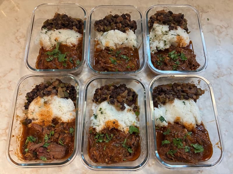 Slow Cooker Ropa Vieja with Rice & Beans